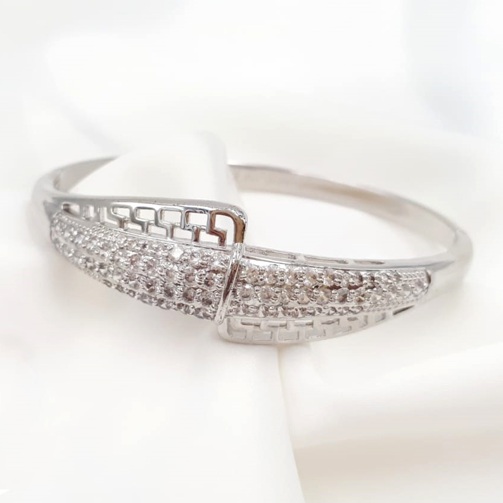 XUPING GELANG BANGLE SILVER MT OVAL LUX